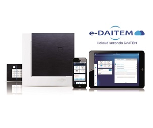 App e-Daitem e rivelatore di movimento ad infrarossi SH195AX con fotocamera integrata Daitem