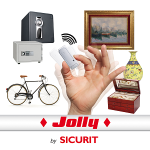 Da Sicurit: Jolly, sensore accelerometro via radio anti-rimozione oggetti