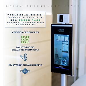 Dahua: termoscanner verifica Green Pass secondo disposizioni governative