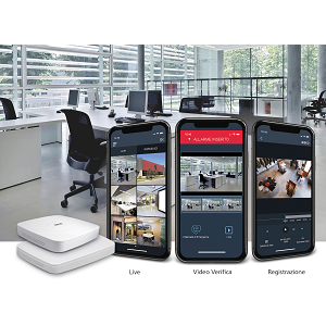 RISCO: VUpoint NVR video verifica a tripla azione