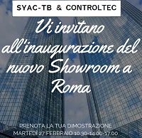 Syac-TB & Controltec: Inaugurazione Showroom Roma