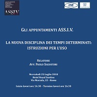 Assiv: la nuova disciplina dei tempi determinati
