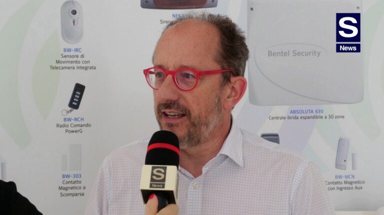 Silvio Ferrari di Bentel allo Smart and Security Expo di Electronic's Time
