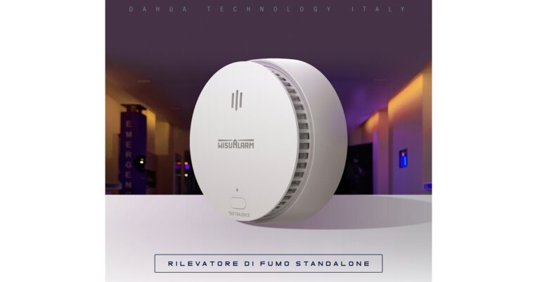 Dahua rilevatore fumo WisuAlarm antincendio
