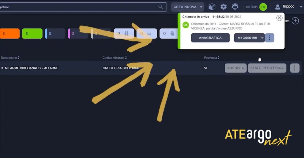 Urmet ATE call center Contact EVO