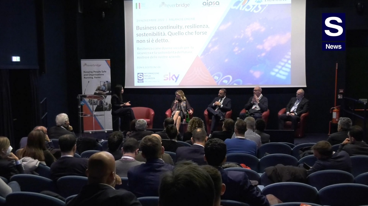 Evento Everbridge BCI Italy AIPSA Business Continuity resilienza sostenibilità