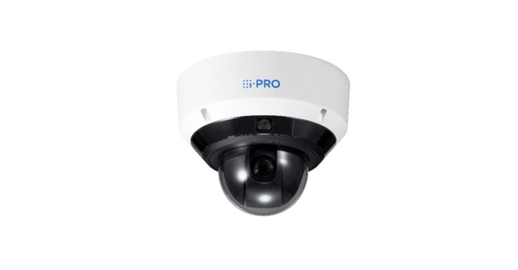 i-PRO PTZ multidirezionale con AI