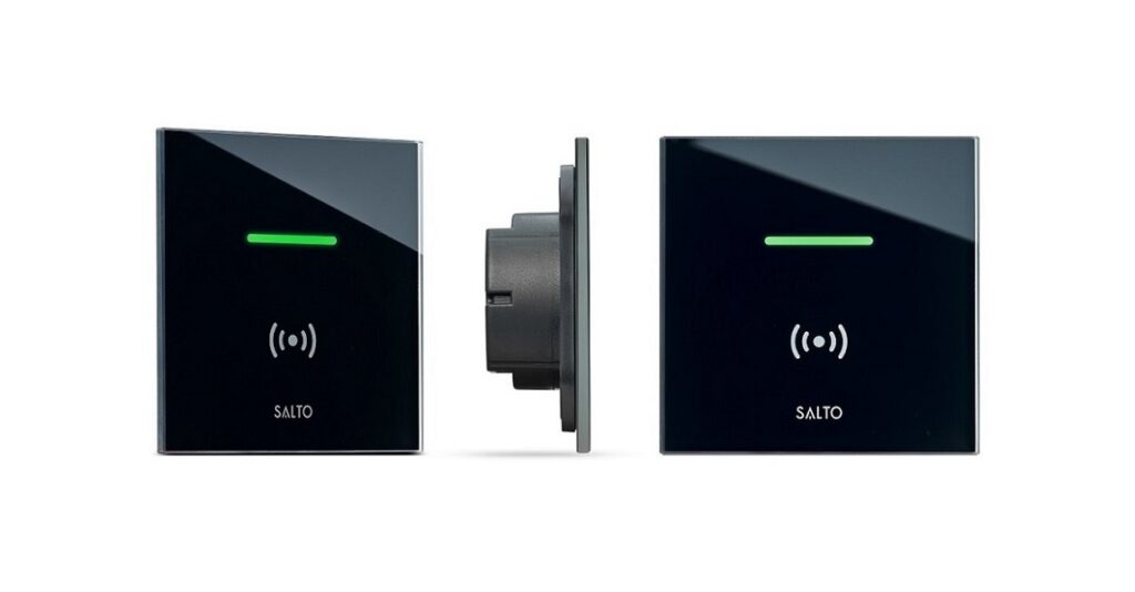 Salto Systems Glass XS lettori murali in vetro - black