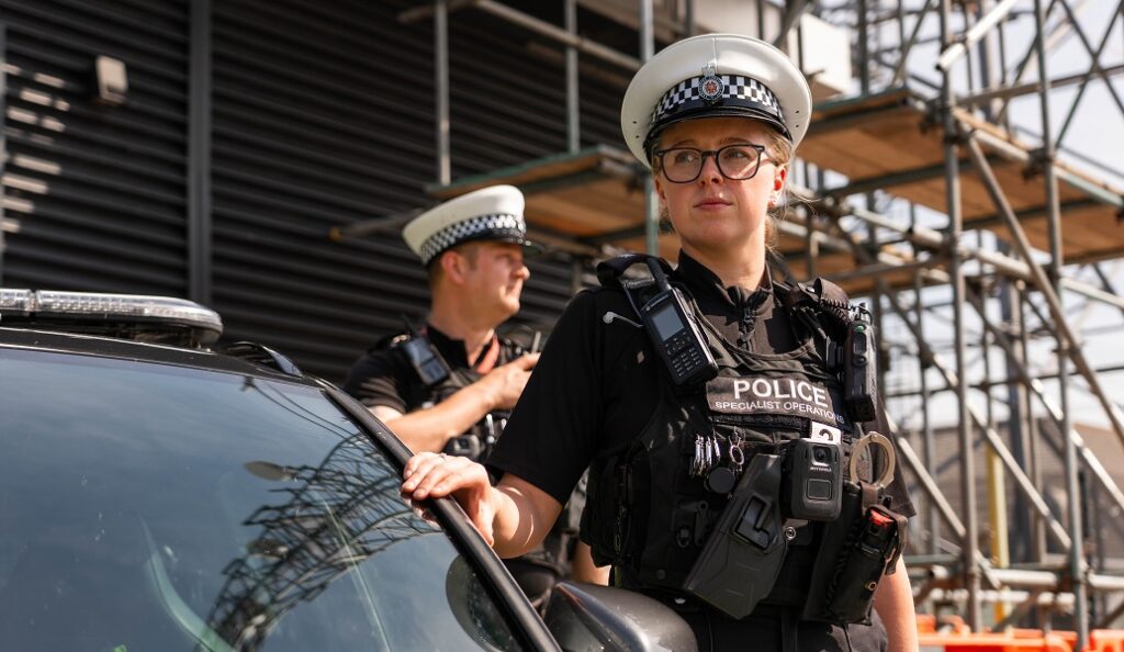 Lancashire Constabulary officers