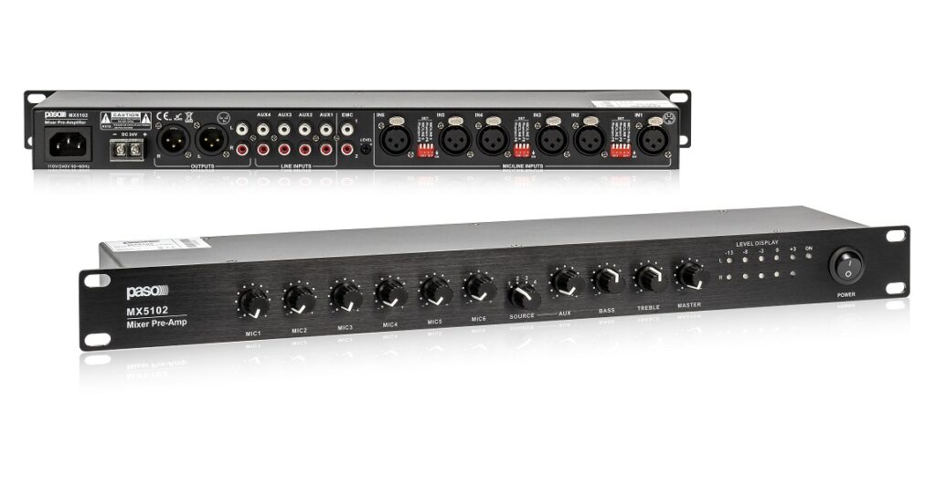 PASO mixer pre-amplificatore