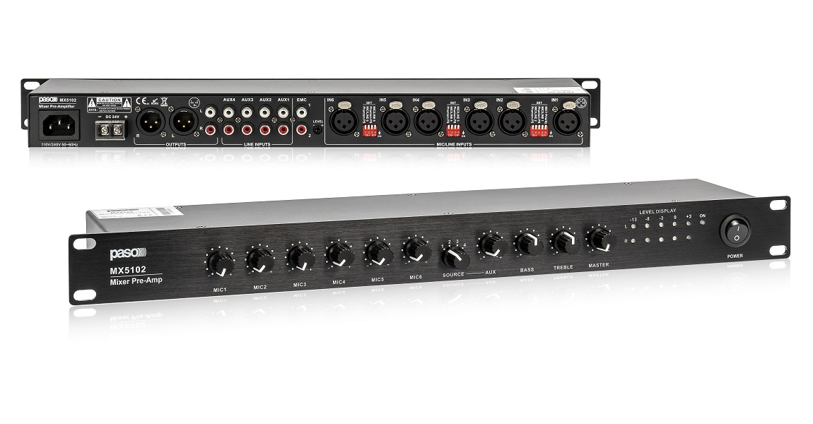 PASO mixer pre-amplificatore